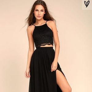 Lulu’s two piece midnight memories prom dress✨